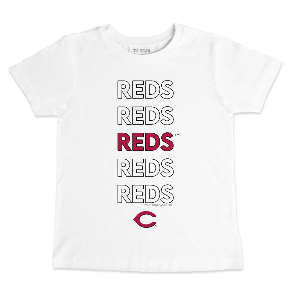 Cincinnati Reds Tiny Turnip Youth Stacked T-Shirt - MLB