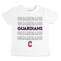 Cleveland Guardians Tiny Turnip Youth Stacked T-Shirt - MLB