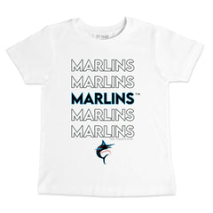 Miami Marlins Tiny Turnip Youth Stacked T-Shirt - MLB