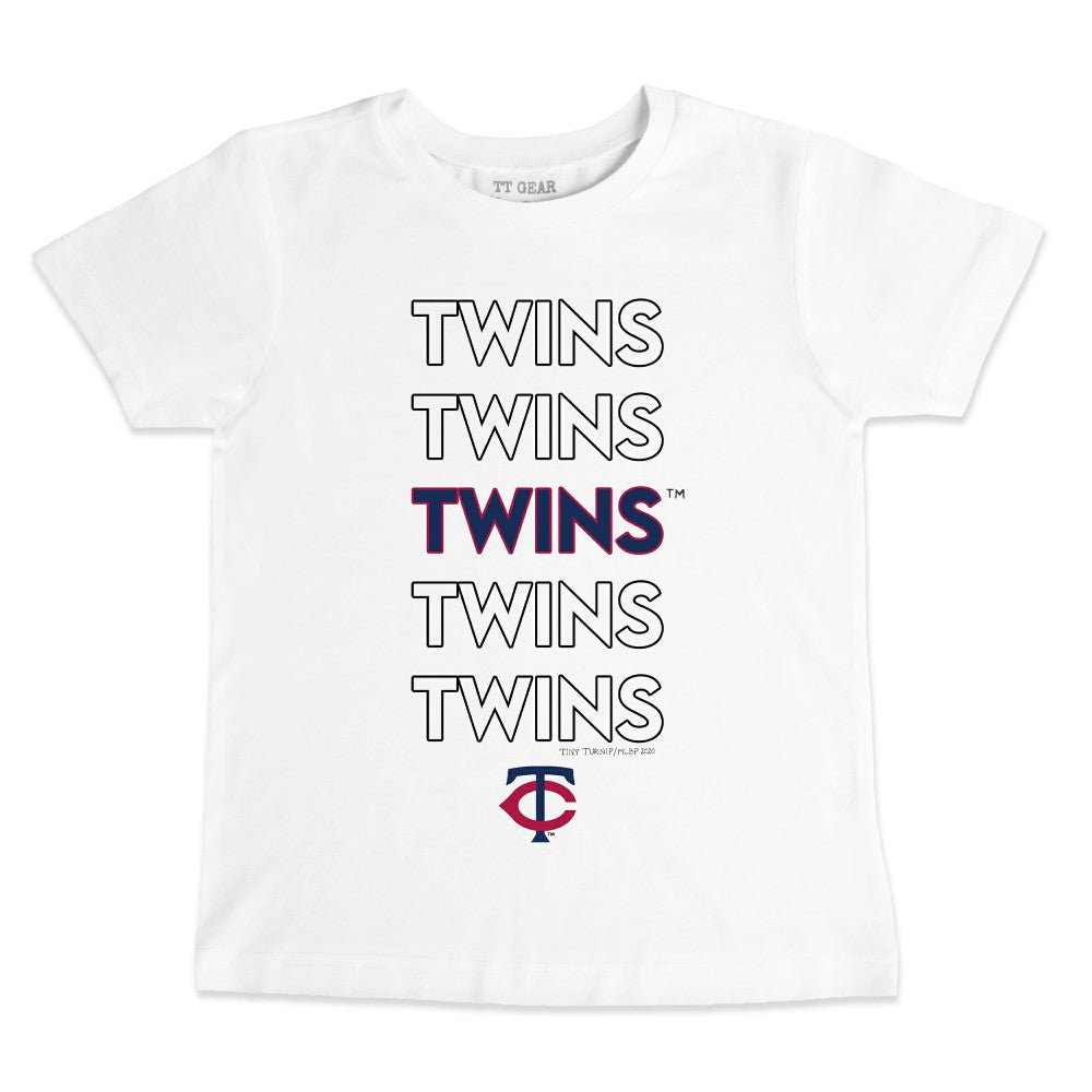 Minnesota Twins Tiny Turnip Youth Stacked T-Shirt - MLB