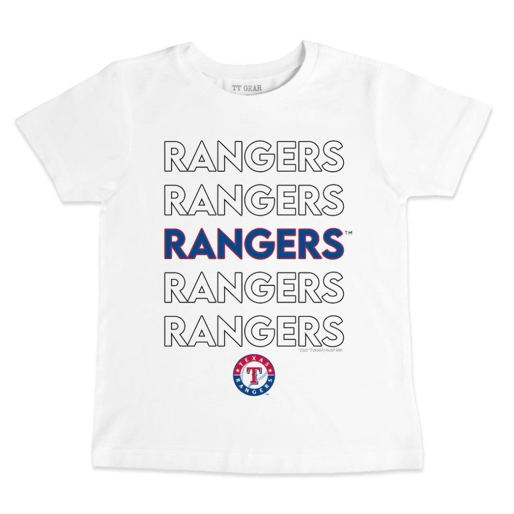 Texas Rangers Tiny Turnip Youth Stacked T-Shirt - MLB