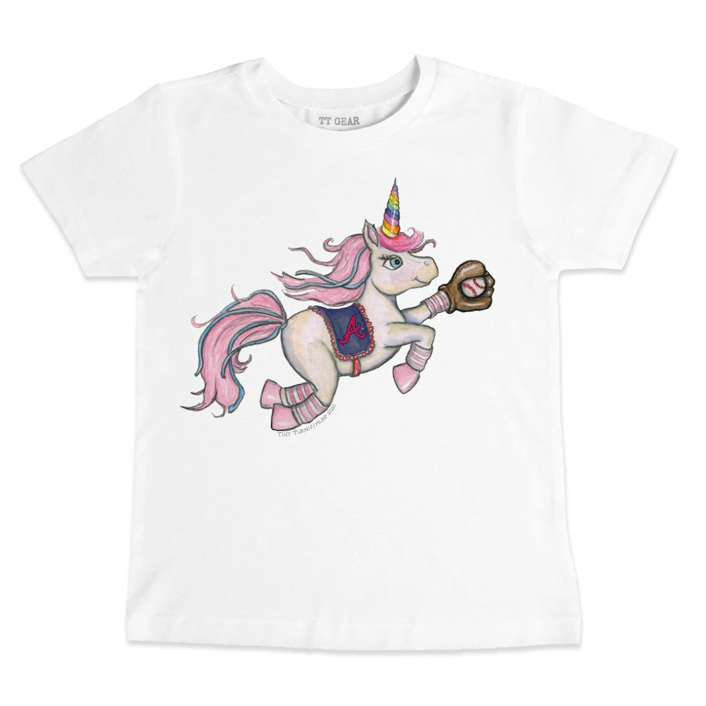Atlanta Braves Tiny Turnip Youth Unicorn T-Shirt - MLB