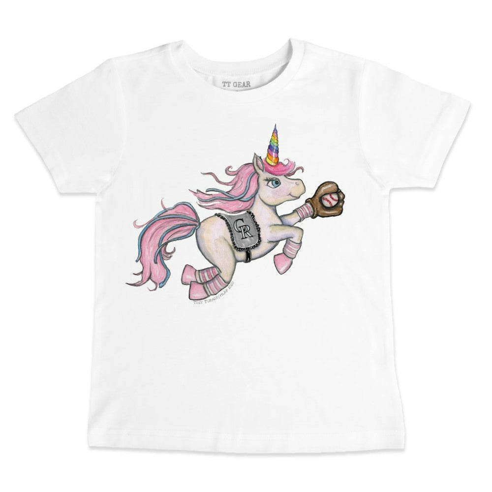 Colorado Rockies Tiny Turnip Youth Unicorn T-Shirt - MLB