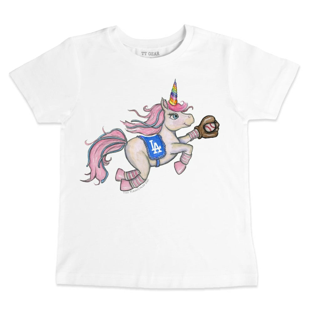 Los Angeles Dodgers Tiny Turnip Youth Unicorn T-Shirt - MLB