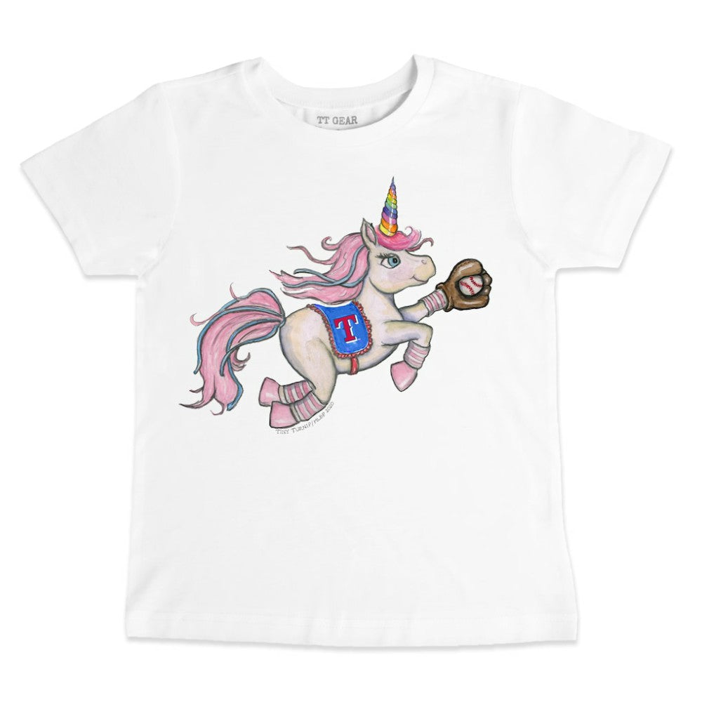 Texas Rangers Tiny Turnip Youth Unicorn T-Shirt - MLB