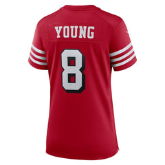 Steve Young San Francisco 49ers Women's Alternate Game Jersey Scarlet | Nike for Sale