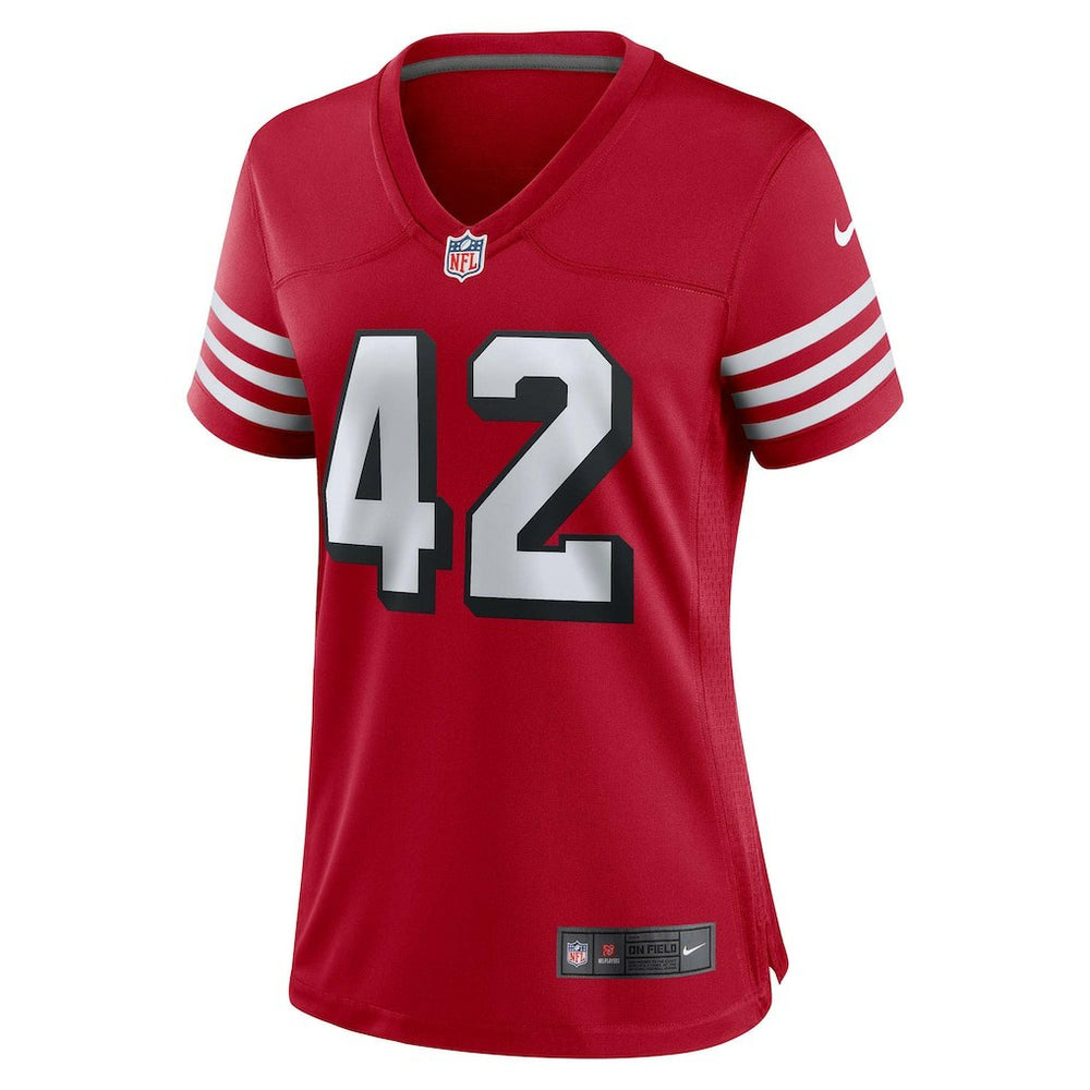Ronnie Lott San Francisco 49ers Women's Alternate Game Jersey Scarlet | Nike for Sale