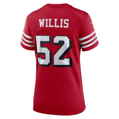 Patrick Willis San Francisco 49ers Women's Alternate Game Jersey Scarlet | Nike for Sale