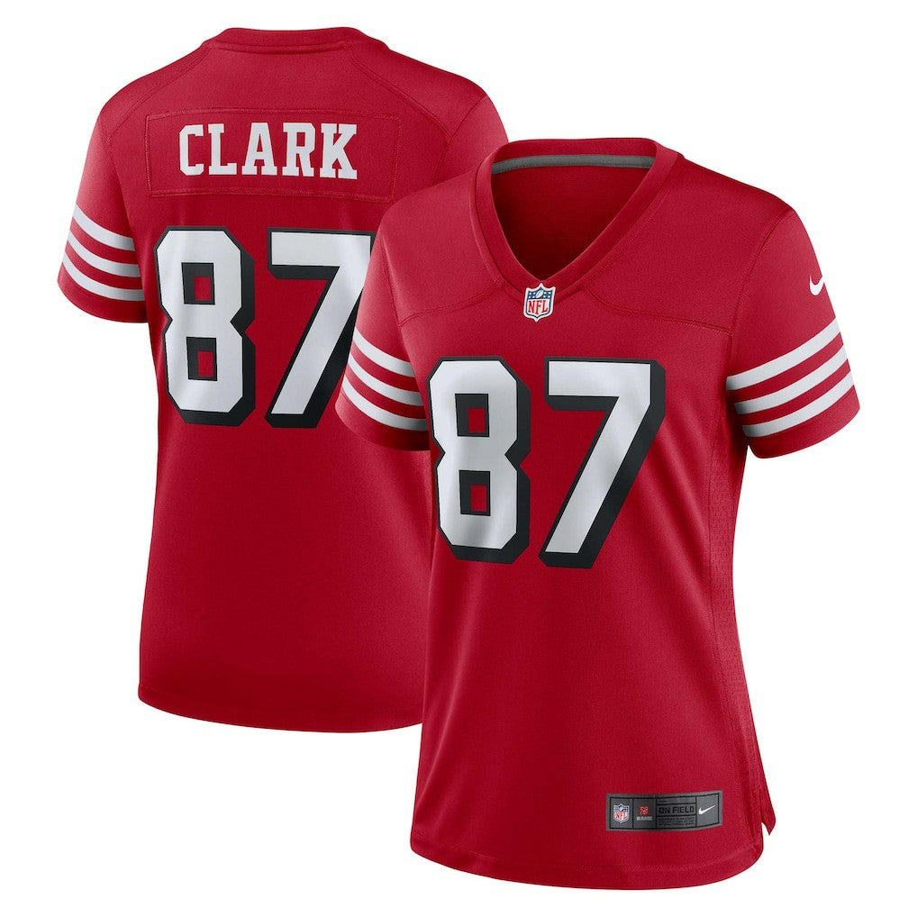Dwight Clark San Francisco 49ers Women's Alternate Game Jersey Scarlet | Nike for Sale