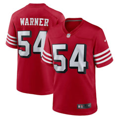 Fred Warner San Francisco 49ers Alternate Game Jersey Scarlet | Nike for Sale