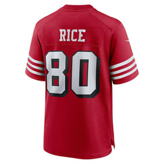 Jerry Rice San Francisco 49ers Retired Player Alternate Game Jersey Scarlet | Nike for Sale