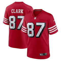 Dwight Clark San Francisco 49ers Retired Player Alternate Game Jersey Scarlet | Nike for Sale