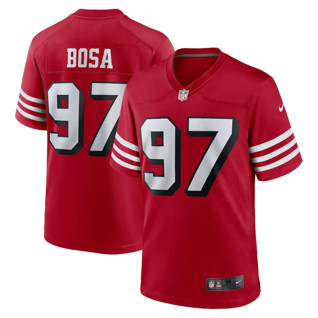 Nick Bosa San Francisco 49ers Alternate Game Jersey Scarlet | Nike for Sale