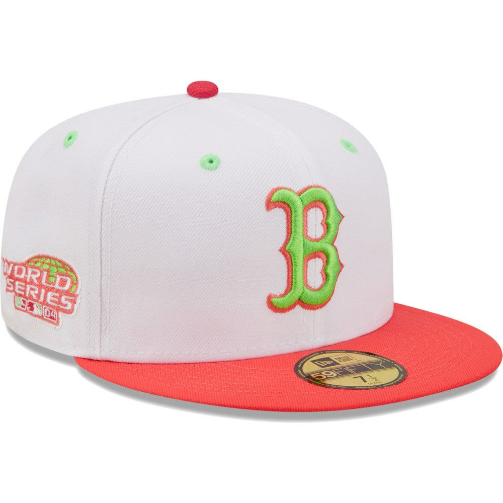 Boston Red Sox New Era 2004 World Series Strawberry Lolli 59FIFTY Fitted Hat - MLB