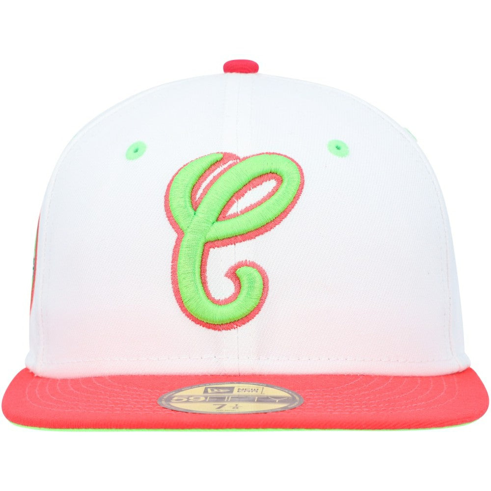 Chicago White Sox New Era Cooperstown Collection Comiskey Park 75th Anniversary Strawberry Lolli 59FIFTY Fitted Hat - MLB
