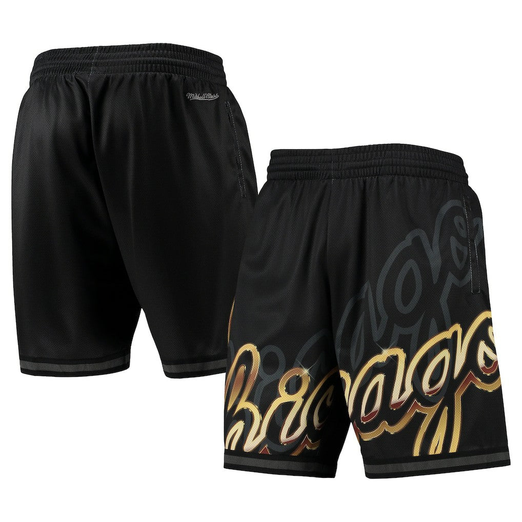 Chicago Bulls Big Face 4.0 Fashion Shorts Black - NBA