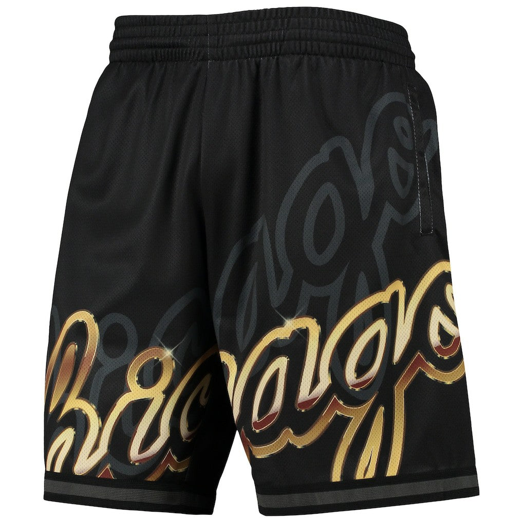 Chicago Bulls Big Face 4.0 Fashion Shorts Black - NBA