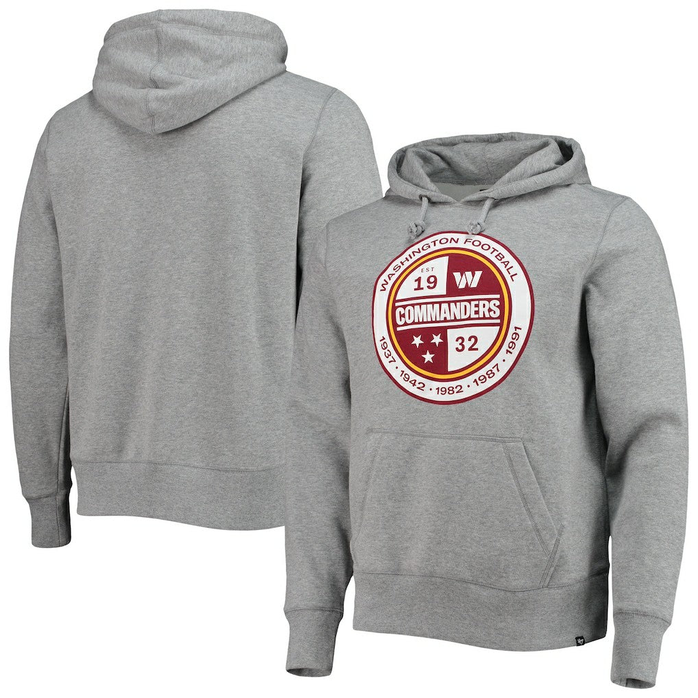 Washington Commanders '47 Imprint Headline Pullover Hoodie Gray | 47 brand