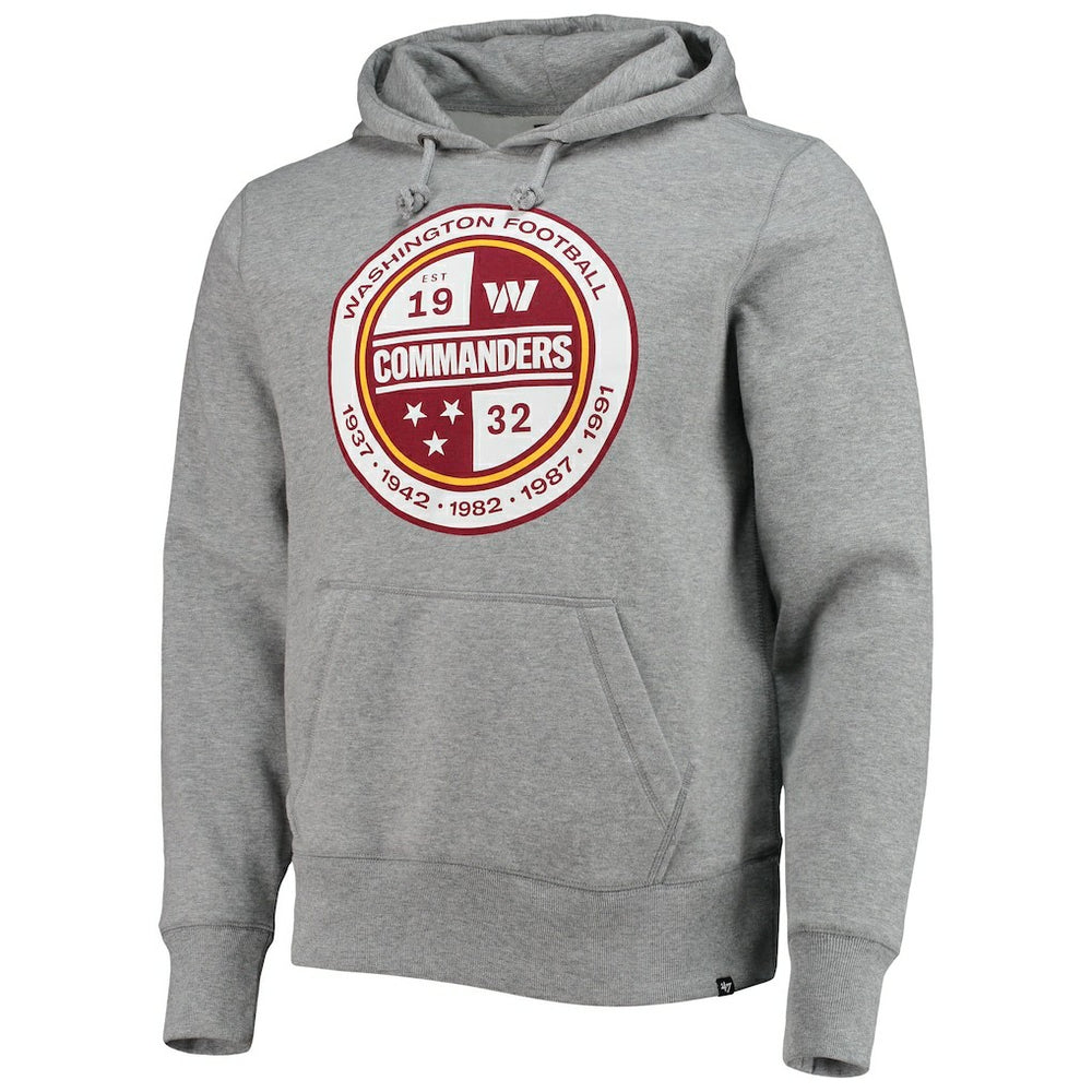 Washington Commanders '47 Imprint Headline Pullover Hoodie Gray | 47 brand