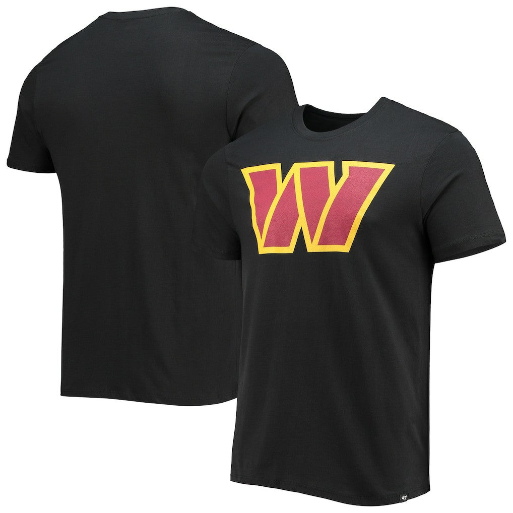 Washington Commanders '47 Imprint Super Rival T-Shirt Black | 47 brand