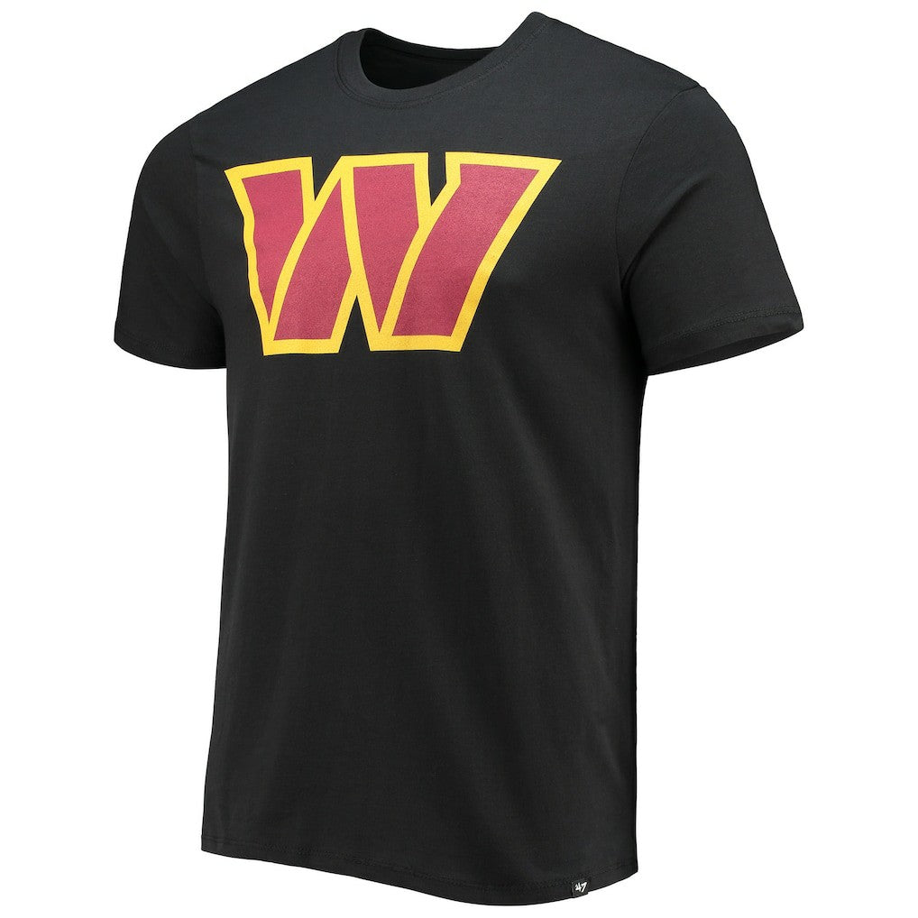 Washington Commanders '47 Imprint Super Rival T-Shirt Black | 47 brand