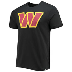 Washington Commanders '47 Imprint Super Rival T-Shirt Black | 47 brand