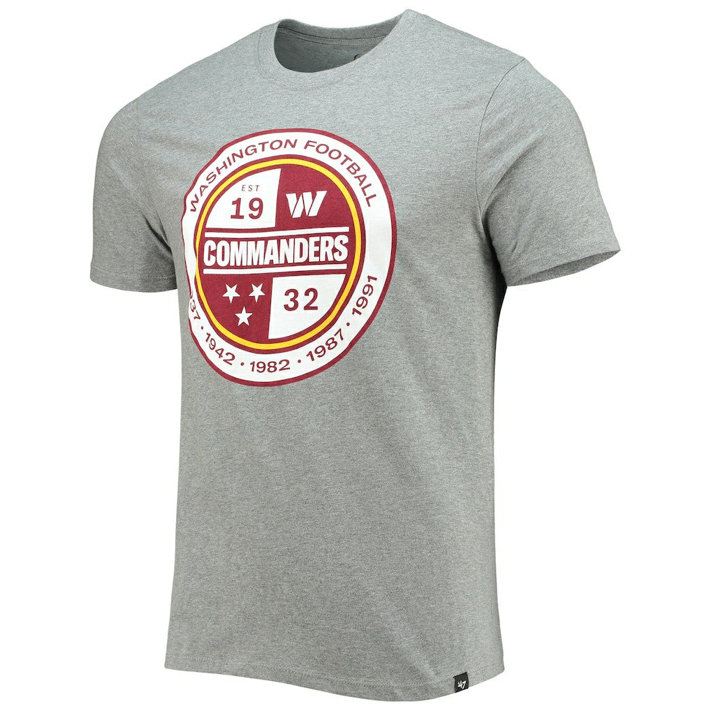 Washington Commanders '47 Imprint Super Rival T-Shirt Gray | 47 brand