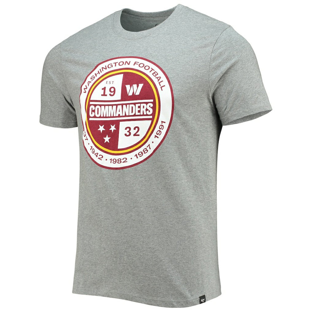 Washington Commanders '47 Imprint Super Rival T-Shirt Gray | 47 brand