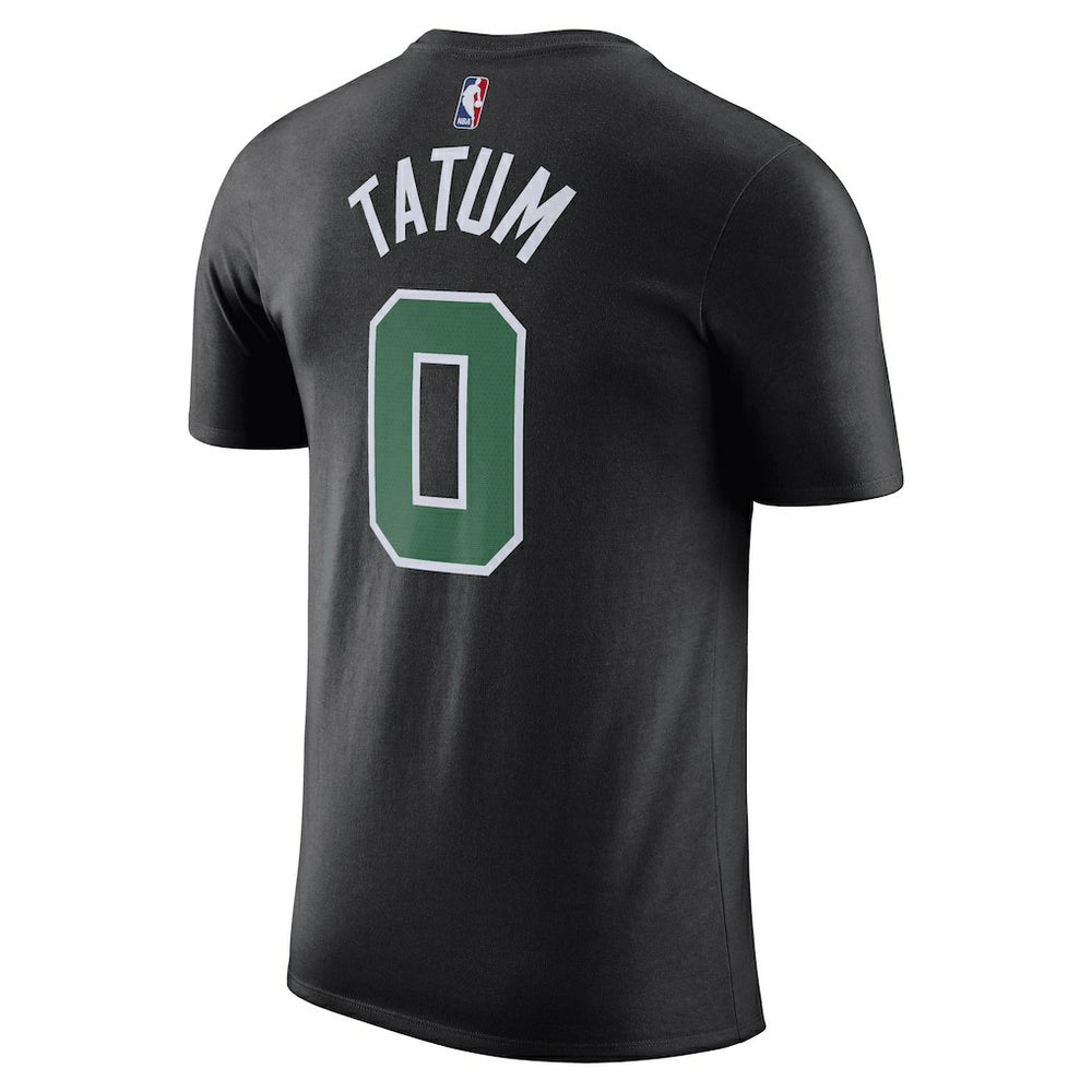 Jayson Tatum Boston Celtics Jordan Brand 2022/23 Statement Edition Name & Number T-Shirt Black - NBA