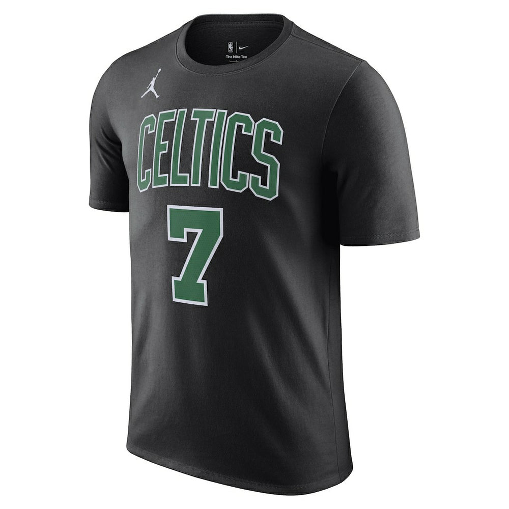 Jaylen Brown Boston Celtics Jordan Brand 2022/23 Statement Edition Name & Number T-Shirt Black - NBA