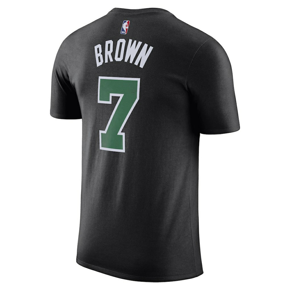 Jaylen Brown Boston Celtics Jordan Brand 2022/23 Statement Edition Name & Number T-Shirt Black - NBA