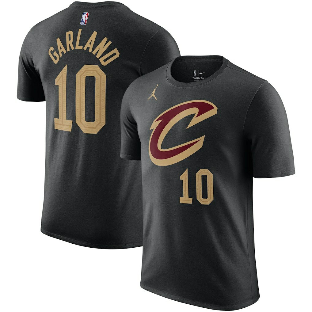 Darius Garland Cleveland Cavaliers Jordan Brand 2022/23 Statement Edition Name & Number T-Shirt Black - NBA