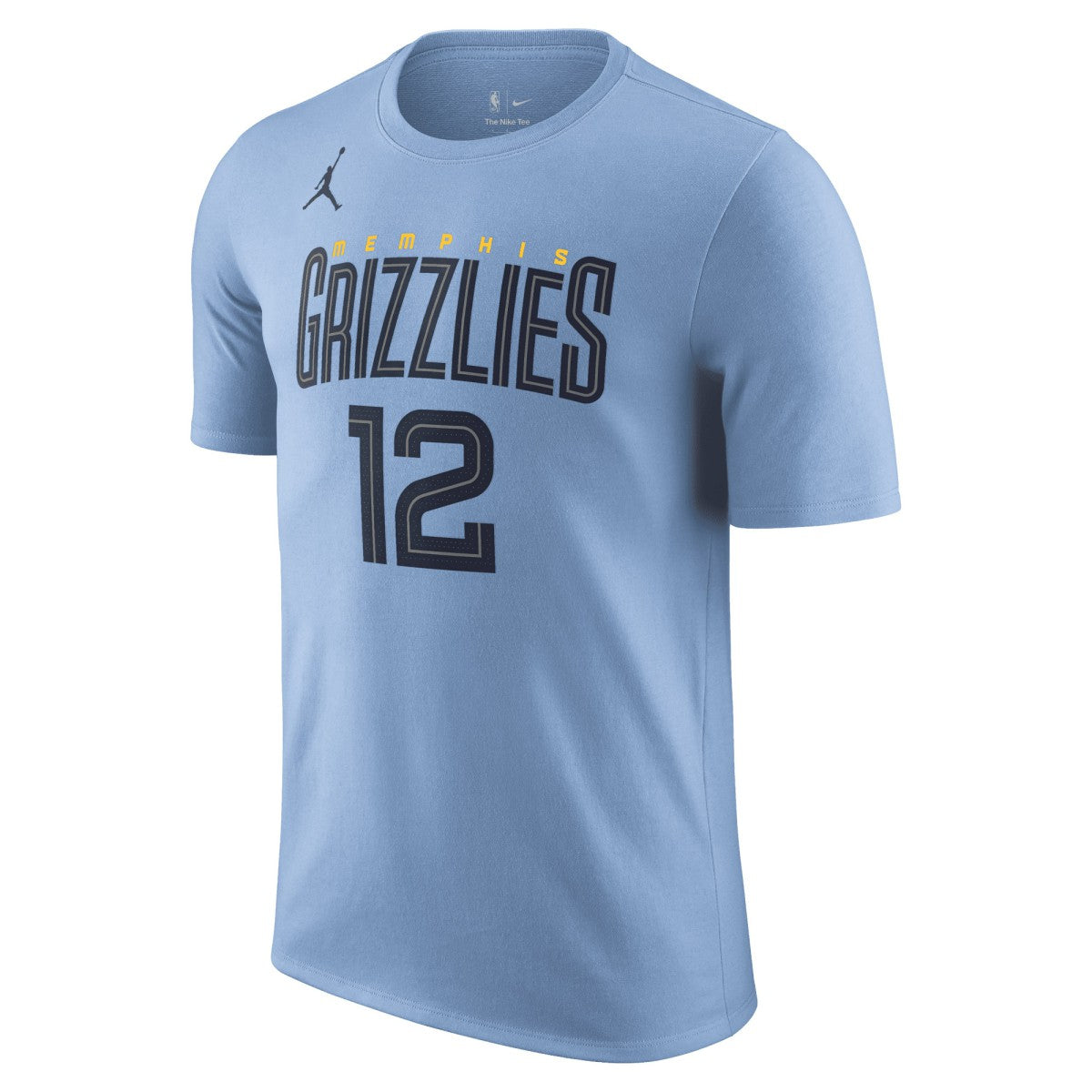 Ja Morant Memphis Grizzlies Jordan Brand 2022/23 Statement Edition Name & Number T-Shirt Light Blue - NBA