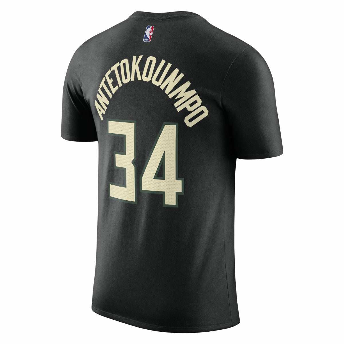 Giannis Antetokounmpo Milwaukee Bucks Jordan Brand 2022/23 Statement Edition Name & Number T-Shirt Black - NBA