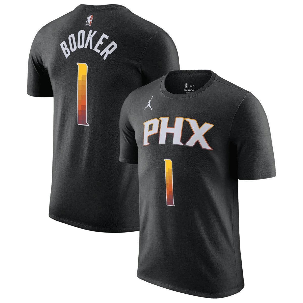Devin Booker Phoenix Suns Jordan Brand 2022/23 Statement Edition Name & Number T-Shirt Black - NBA