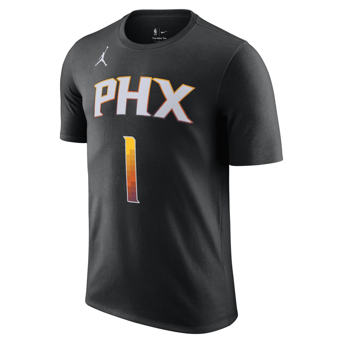 Devin Booker Phoenix Suns Jordan Brand 2022/23 Statement Edition Name & Number T-Shirt Black - NBA