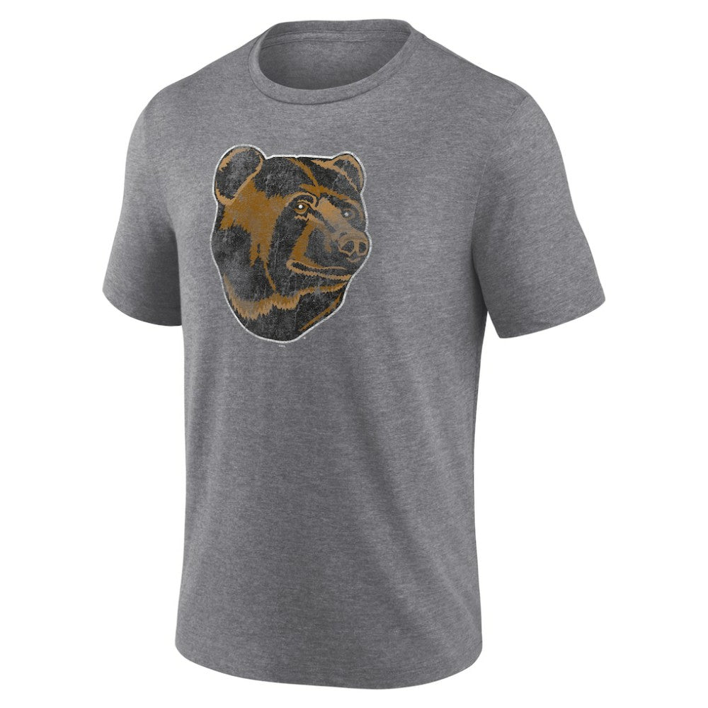 Boston Bruins Wraparound Tri-Blend T-Shirt - Heather Gray - NHL