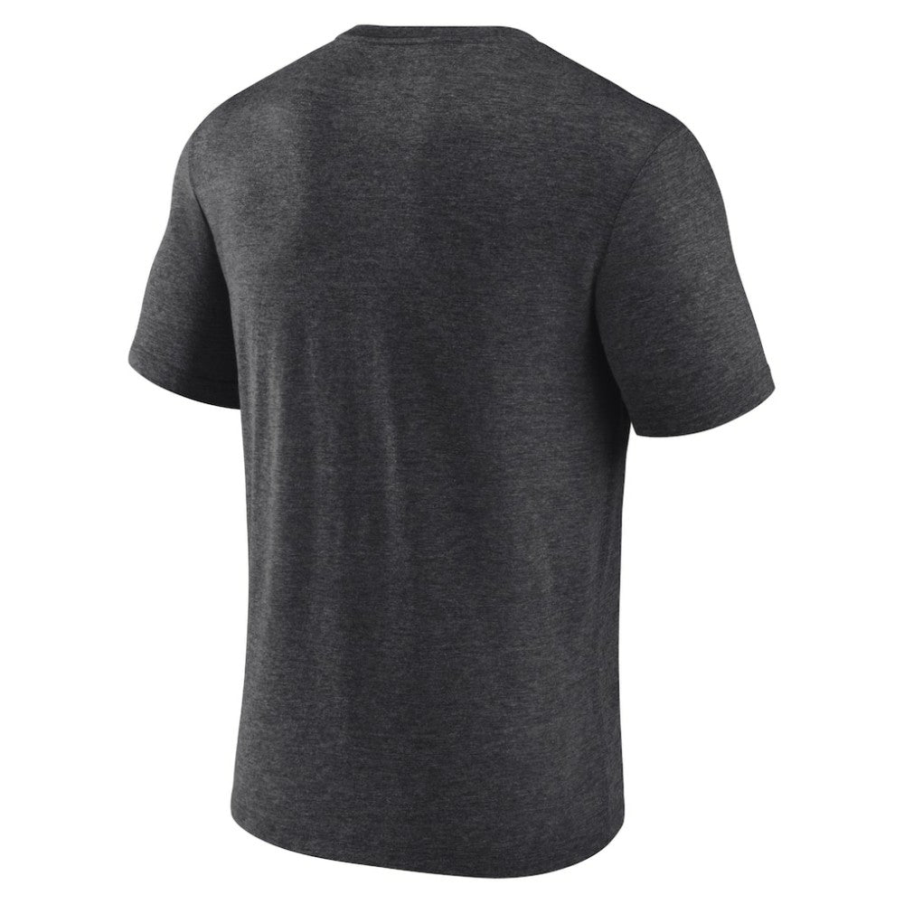 Calgary Flames Wraparound Tri-Blend T-Shirt - Charcoal - NHL