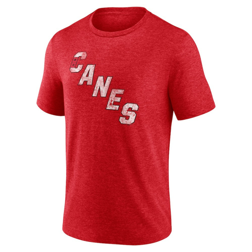 Carolina Hurricanes Wraparound Tri-Blend T-Shirt - Red - NHL