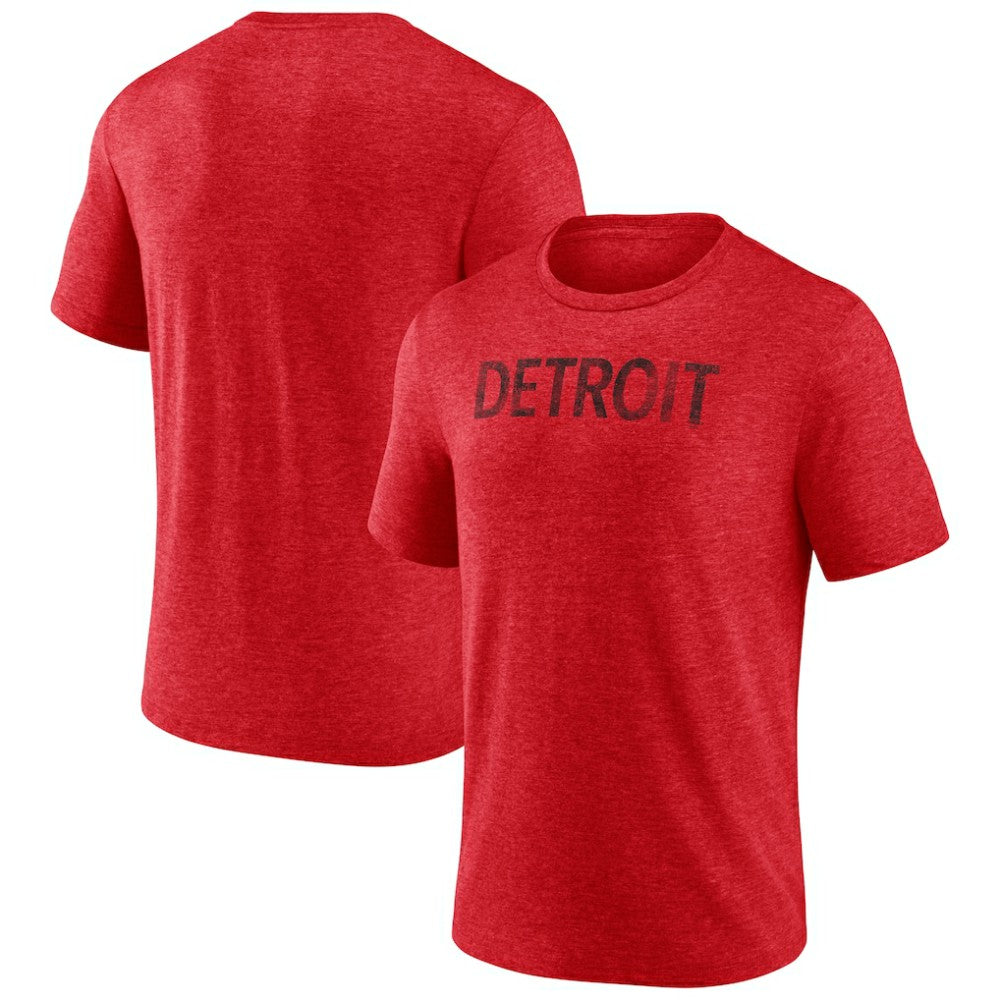 Detroit Red Wings Wraparound Tri-Blend T-Shirt - Red - NHL