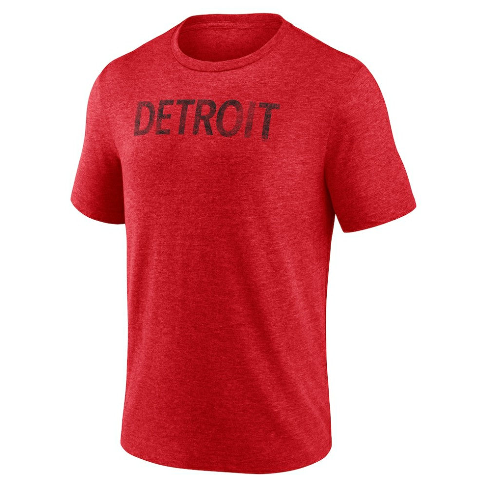 Detroit Red Wings Wraparound Tri-Blend T-Shirt - Red - NHL