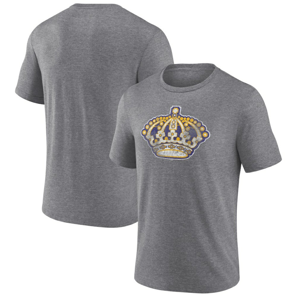 Los Angeles Kings Wraparound Tri-Blend T-Shirt - Heather Gray - NHL