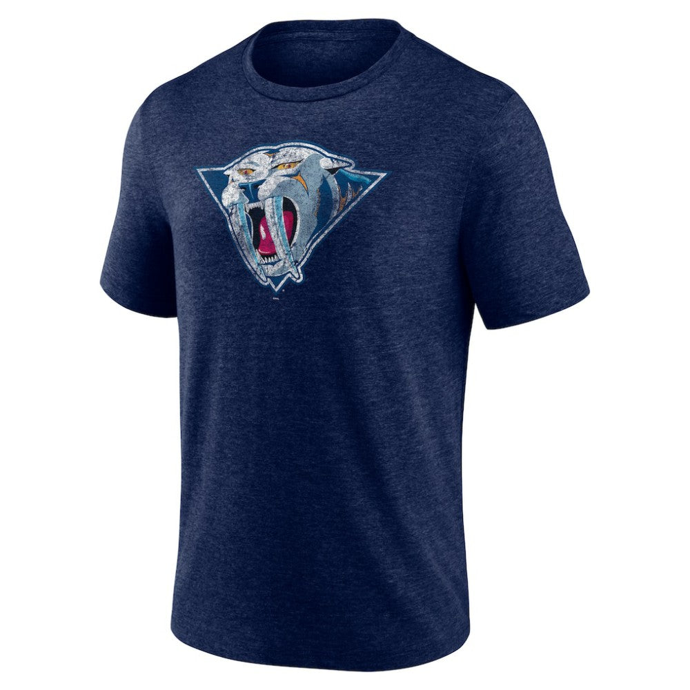 Nashville Predators Wraparound Tri-Blend T-Shirt - Navy - NHL