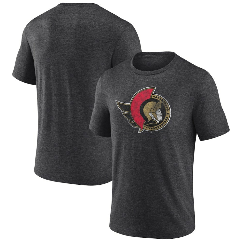 Ottawa Senators Wraparound Tri-Blend T-Shirt - Charcoal - NHL