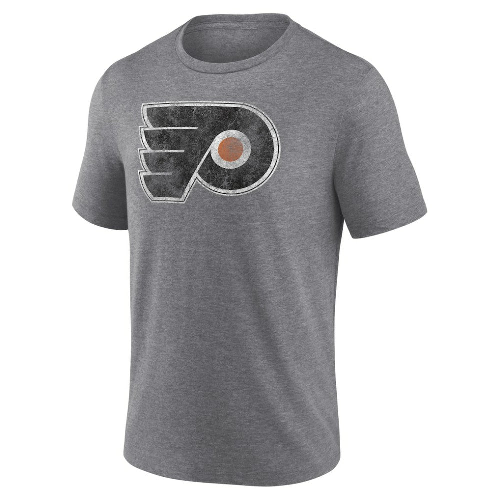 Philadelphia Flyers Wraparound Tri-Blend T-Shirt - Heather Gray - NHL