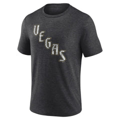 Vegas Golden Knights Wraparound Tri-Blend T-Shirt - Charcoal - NHL