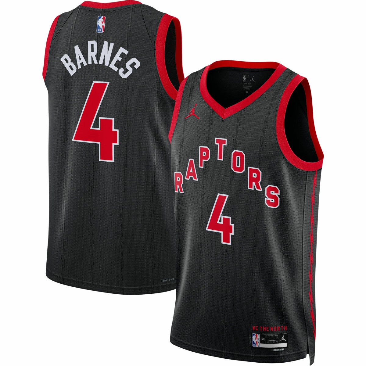 Scottie Barnes Toronto Raptors Jordan Brand Unisex Swingman Jersey Statement Edition Black - NBA