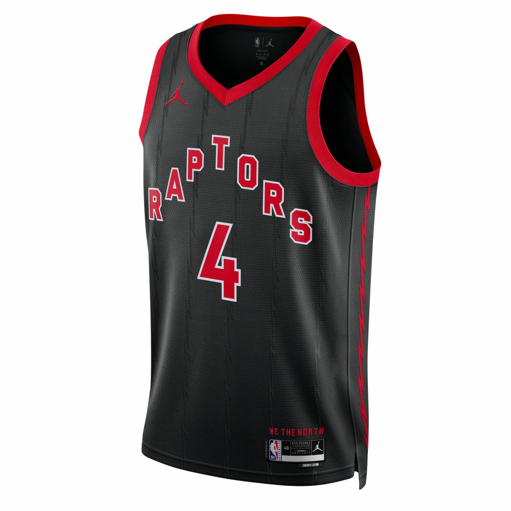 Scottie Barnes Toronto Raptors Jordan Brand Unisex Swingman Jersey Statement Edition Black - NBA