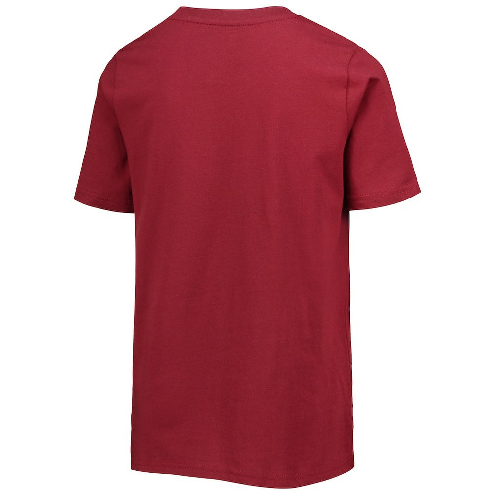 Washington Commanders Youth Secondary Logo T-Shirt Burgundy | NFL