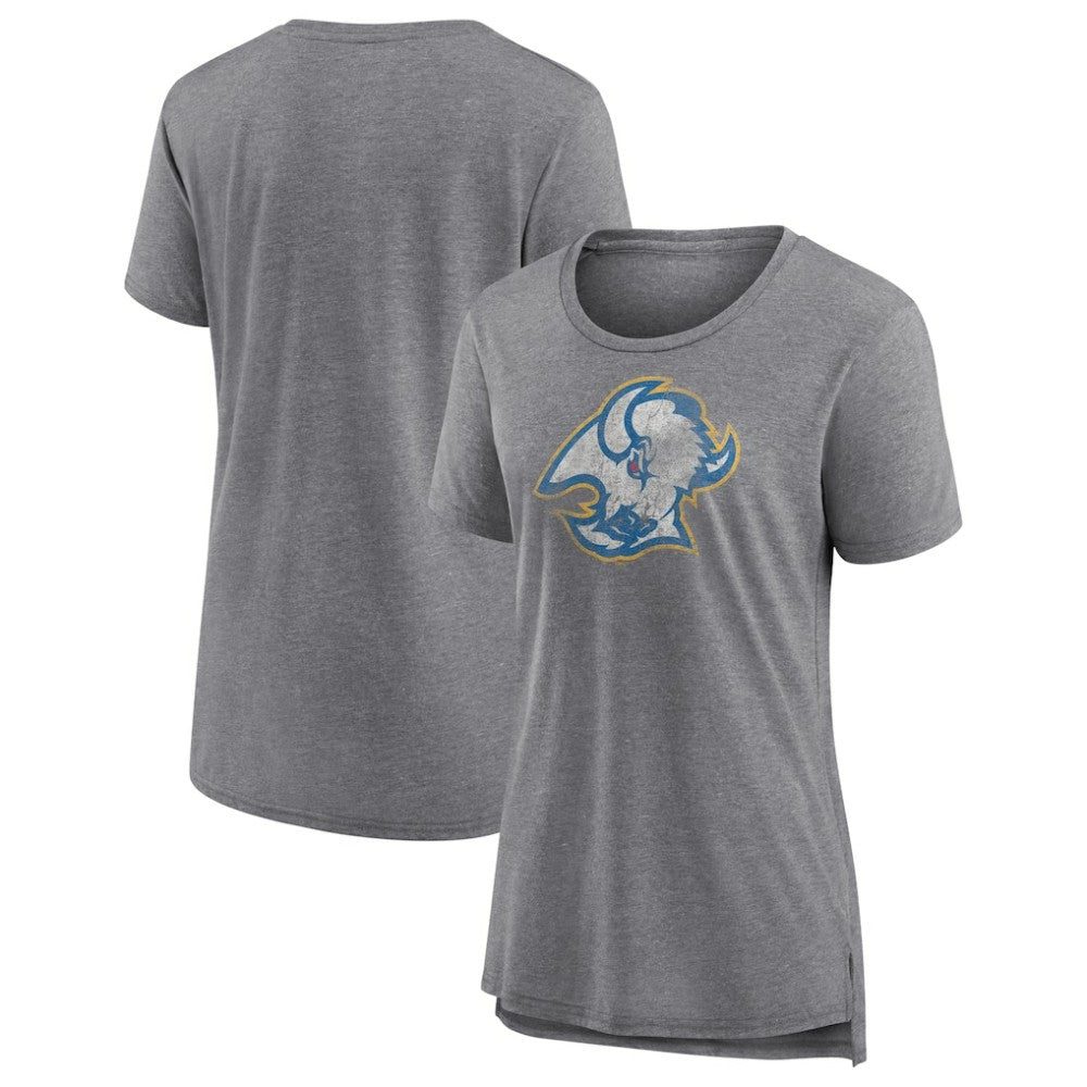 Buffalo Sabres Women's Slow Whistle Tri-Blend T-Shirt - Gray - NHL